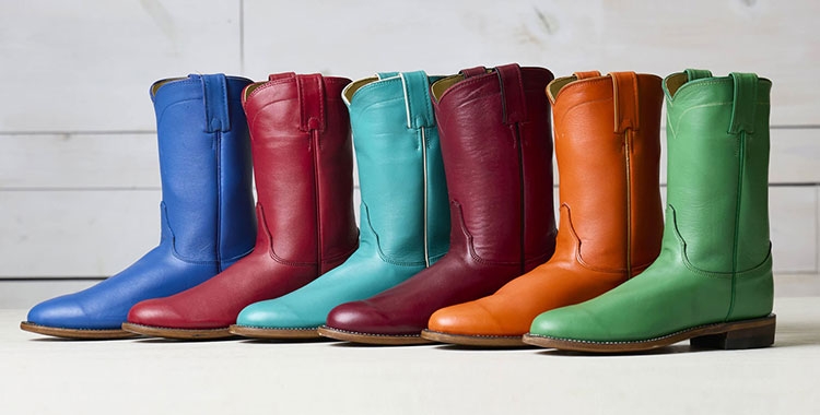 Colorful cowboy boots best sale